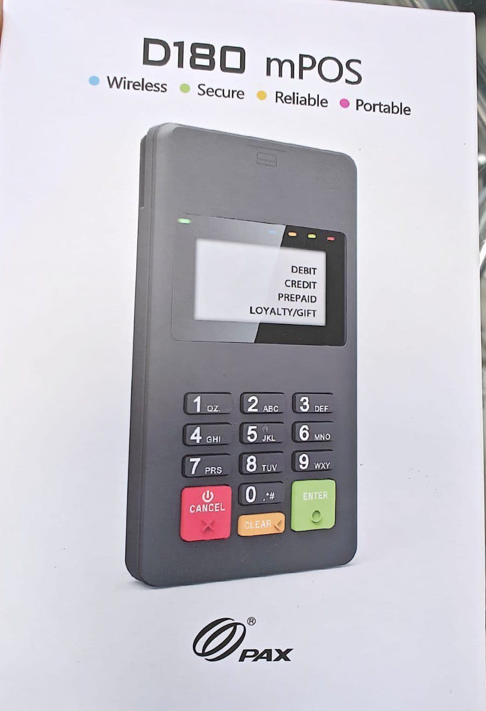 Pax D180 Plastic Body Mini ATM